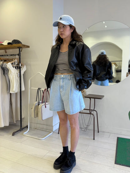 FIGA Vegan leather bomber