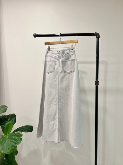 NAIM Faded jean skirt