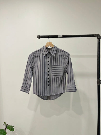 WREN Pinstripe slim shirt