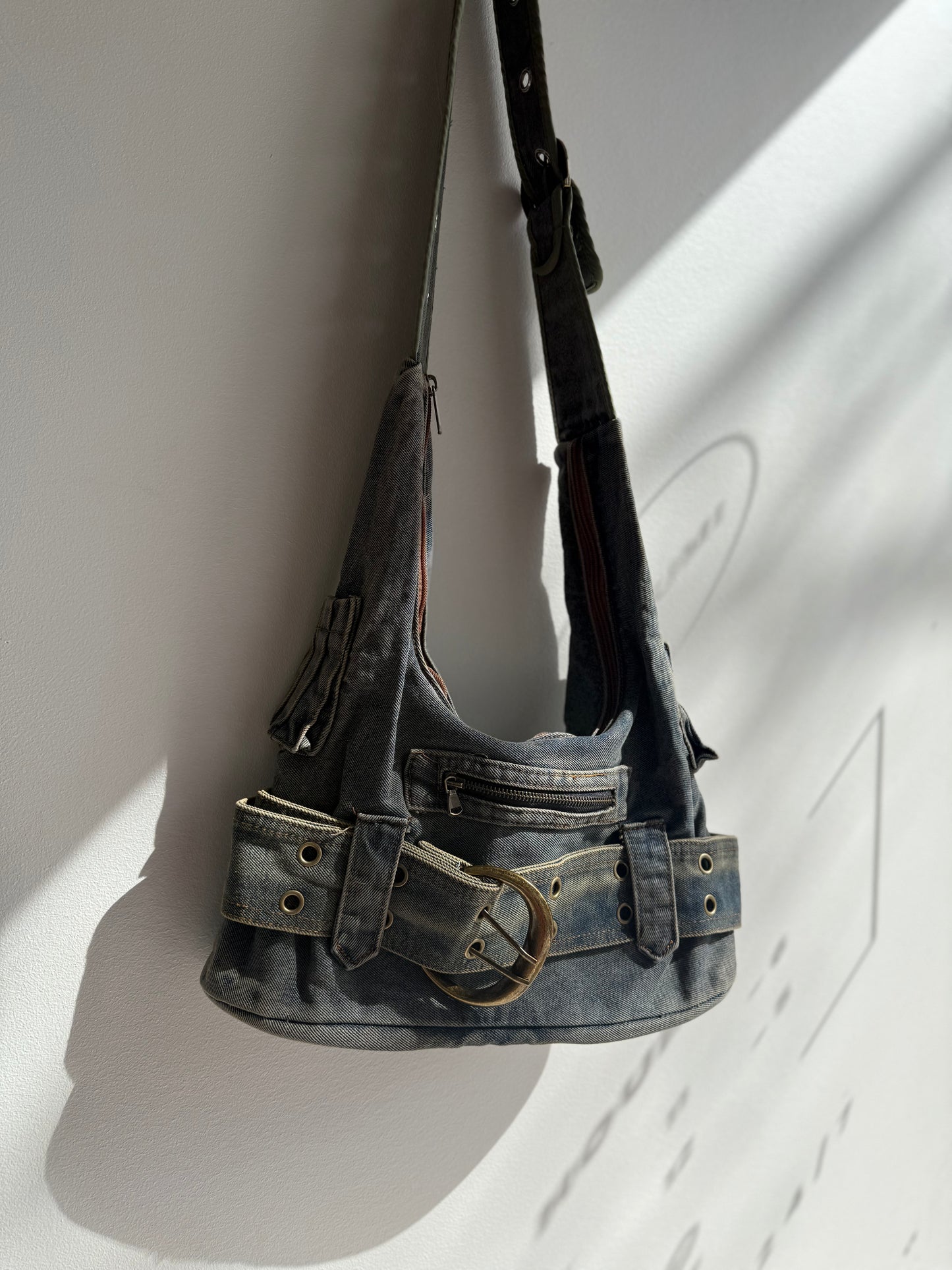 CRUZ Denim shoulder bag