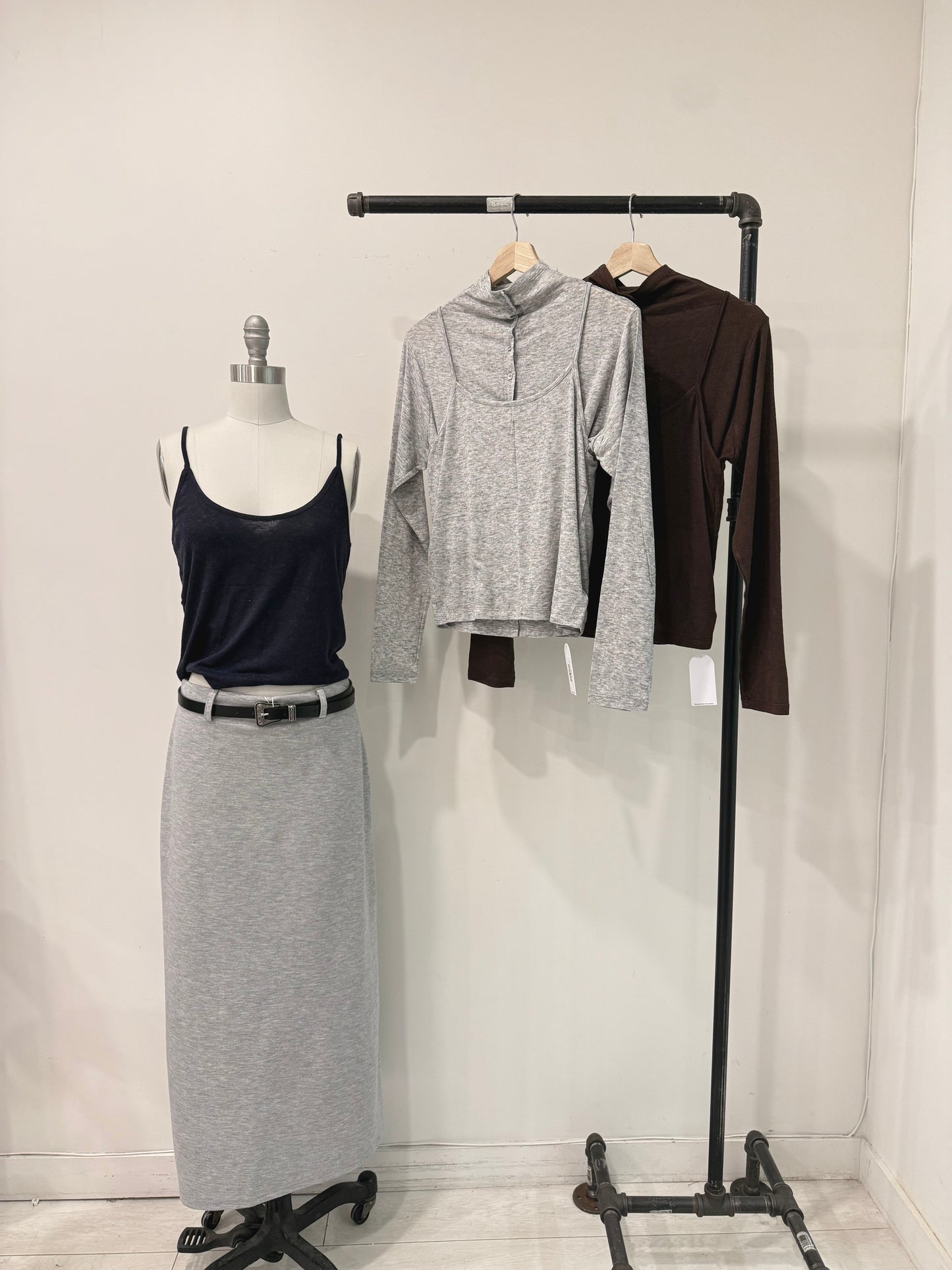 MUTE Soft cardigan set