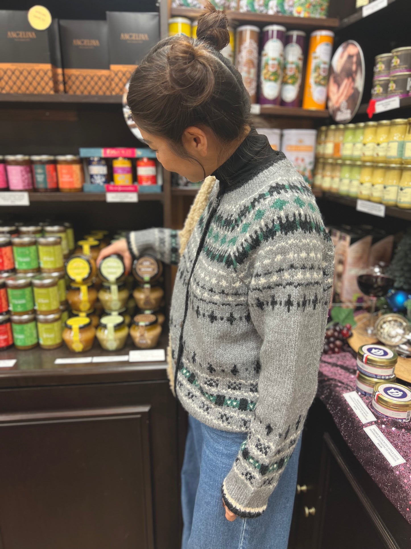 CLAIRE Fair isle cardigan