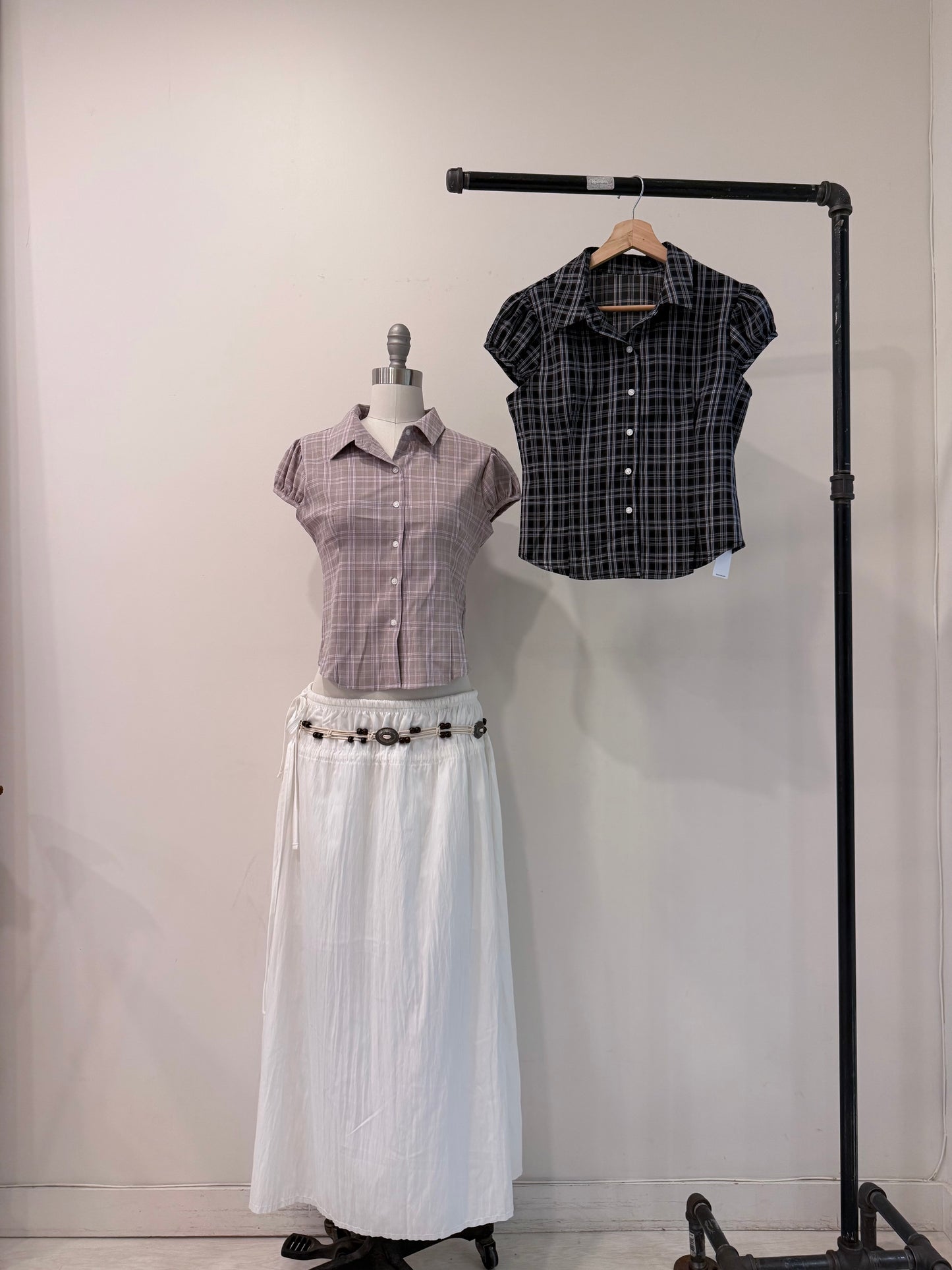 ODILE Gingham blouse