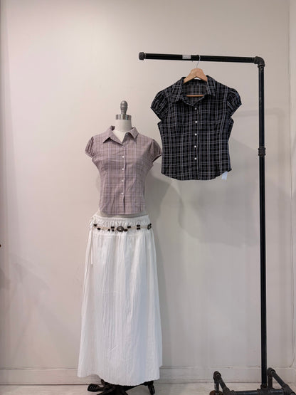 ODILE Gingham blouse