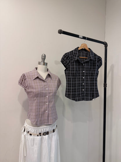 ODILE Gingham blouse