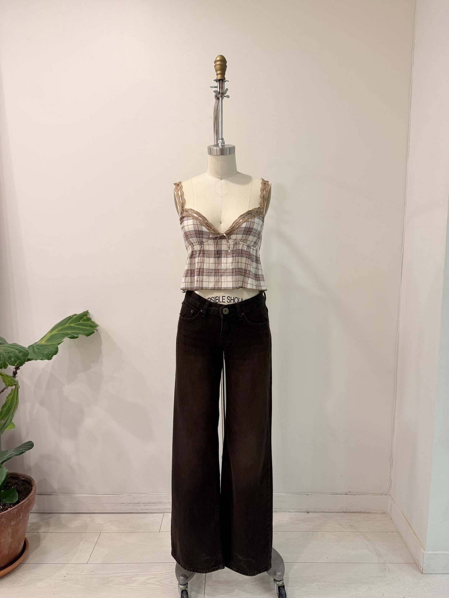 LEGIN Plaid camisole
