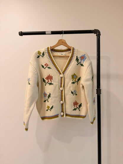 TOPIO Flower cardigan
