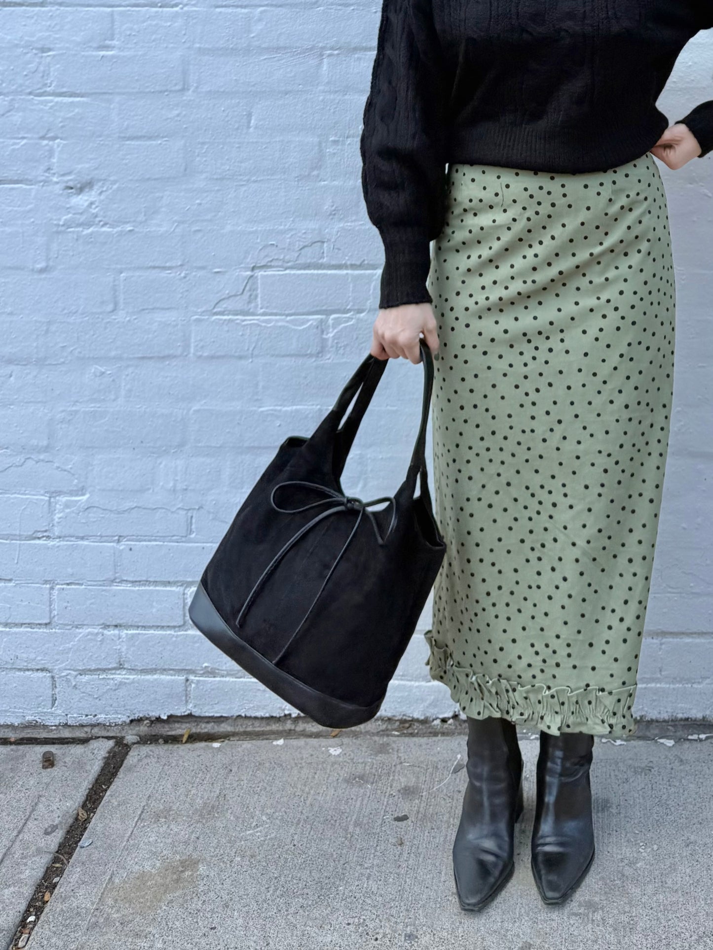 DIA Polkadot maxi skirt