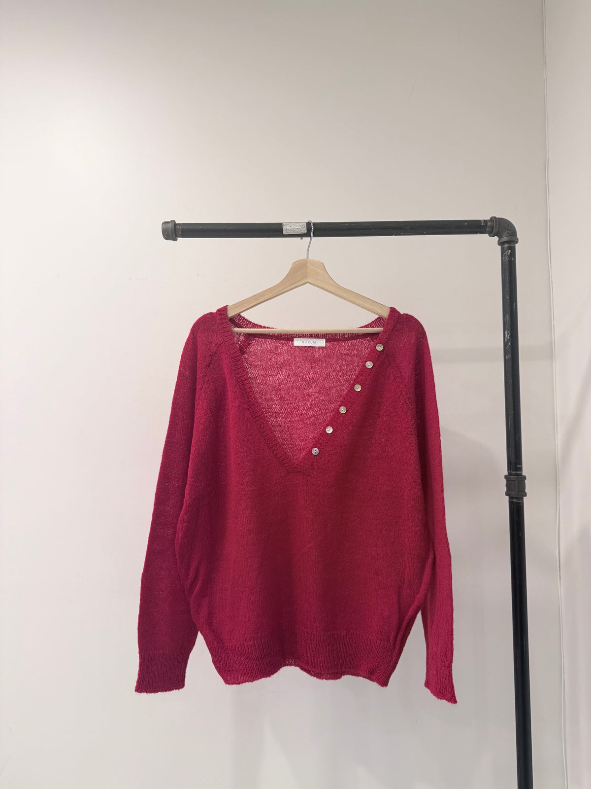 AGATHA Wool V-neckline sweater
