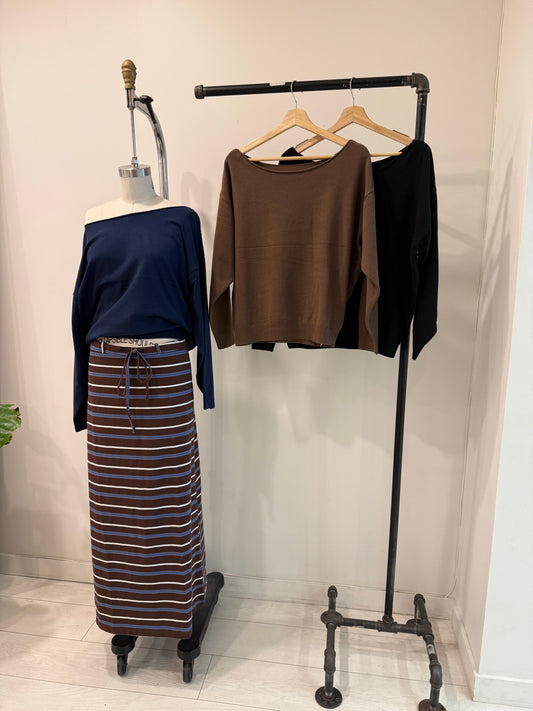 REMARK Boatneck sweater