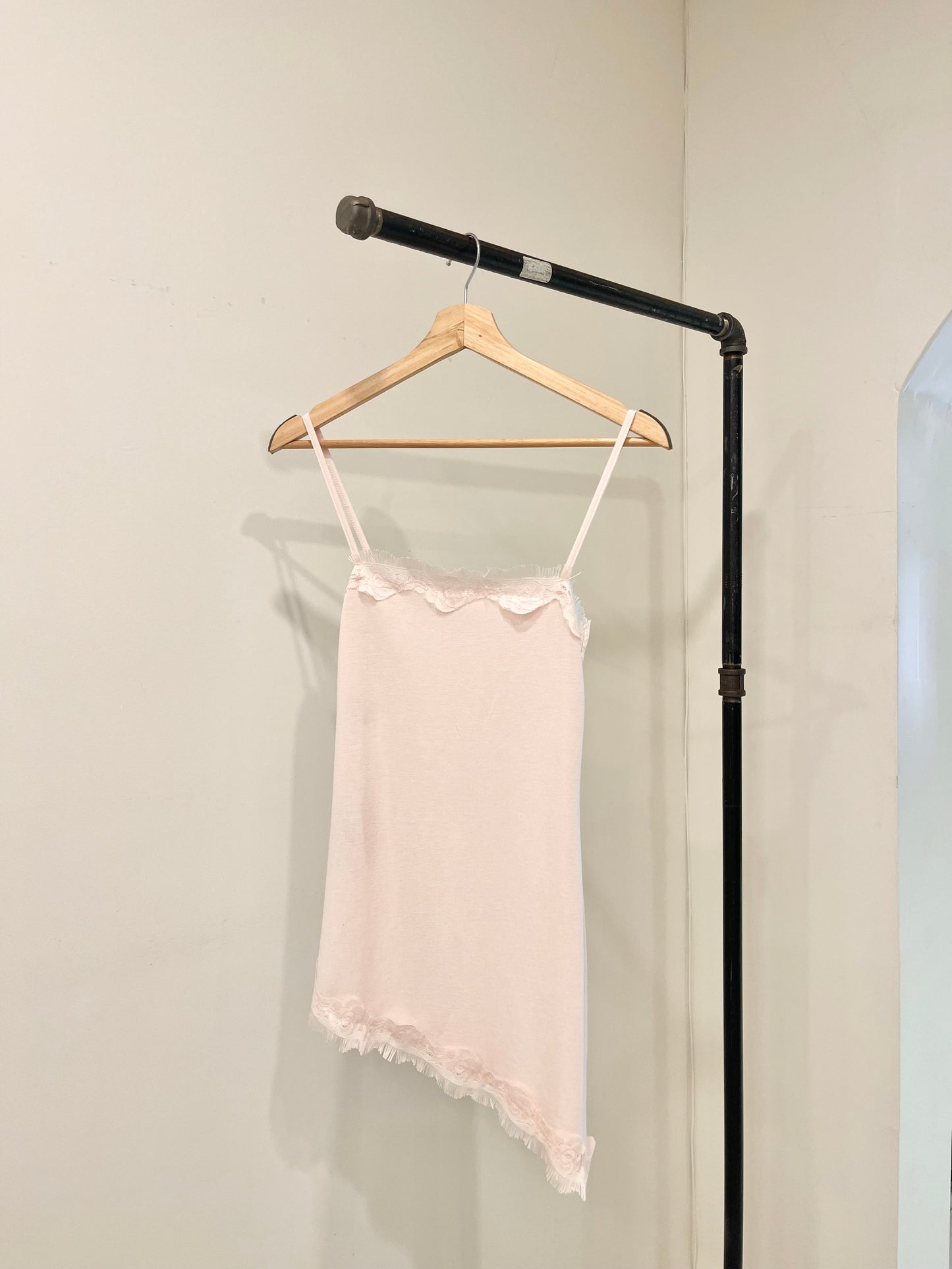 PAULA Asymmetrical slip dress