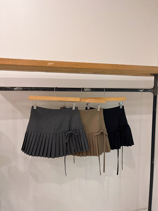 JENNA Pleated mini skirt