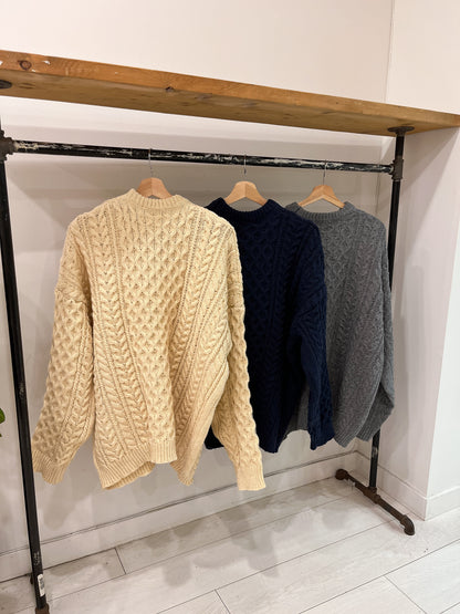 WESTER Cable-knit sweater