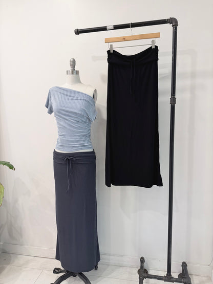 NAOMI Fold-over skirt