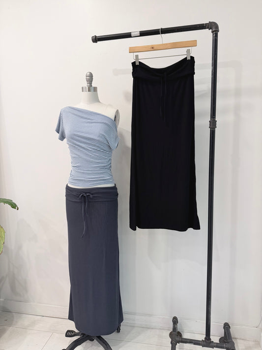 NAOMI Fold-over skirt