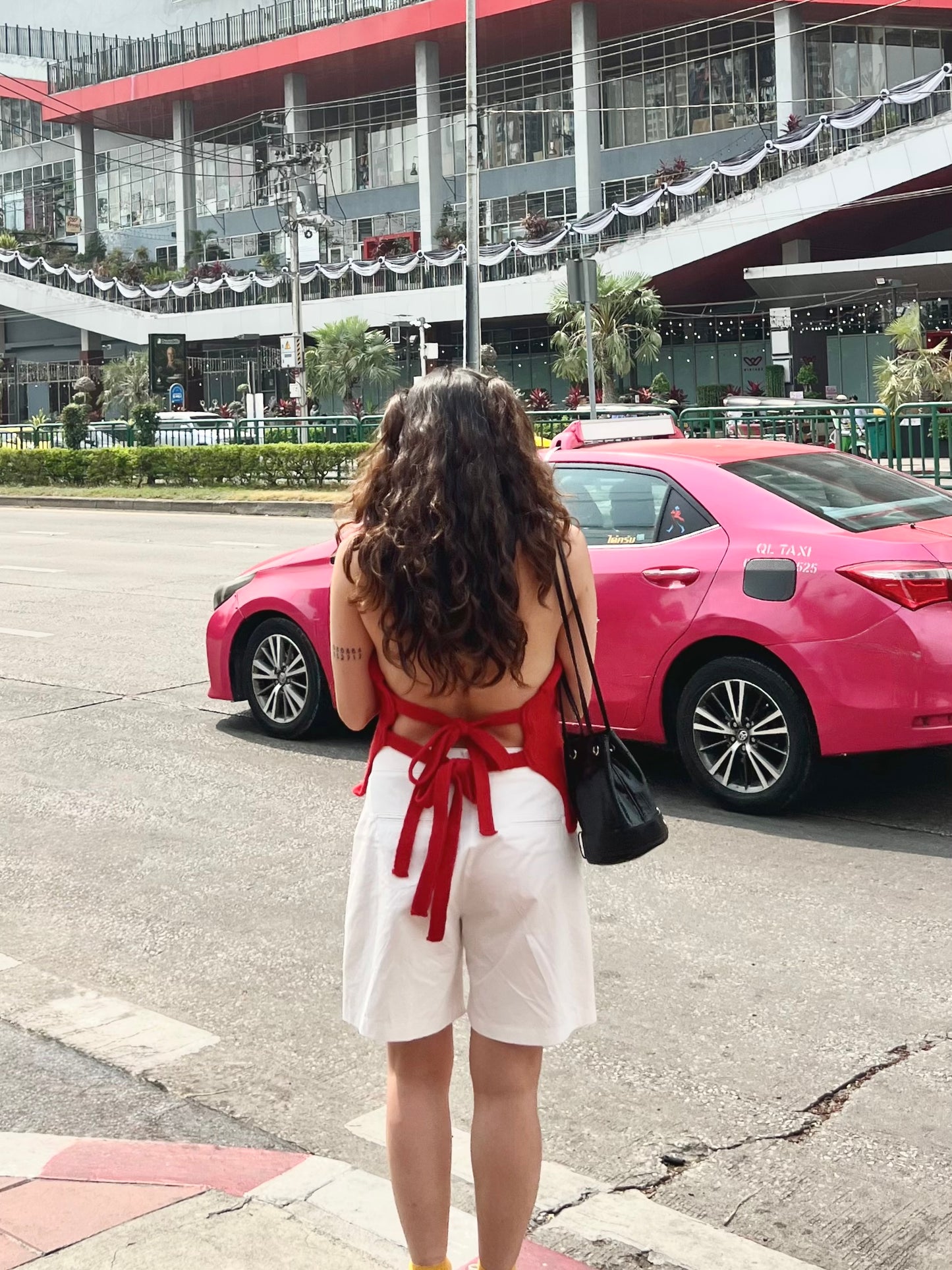 GEM Backless knit top