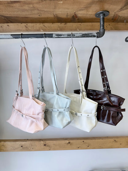 GRETA Buckle shoulder bag