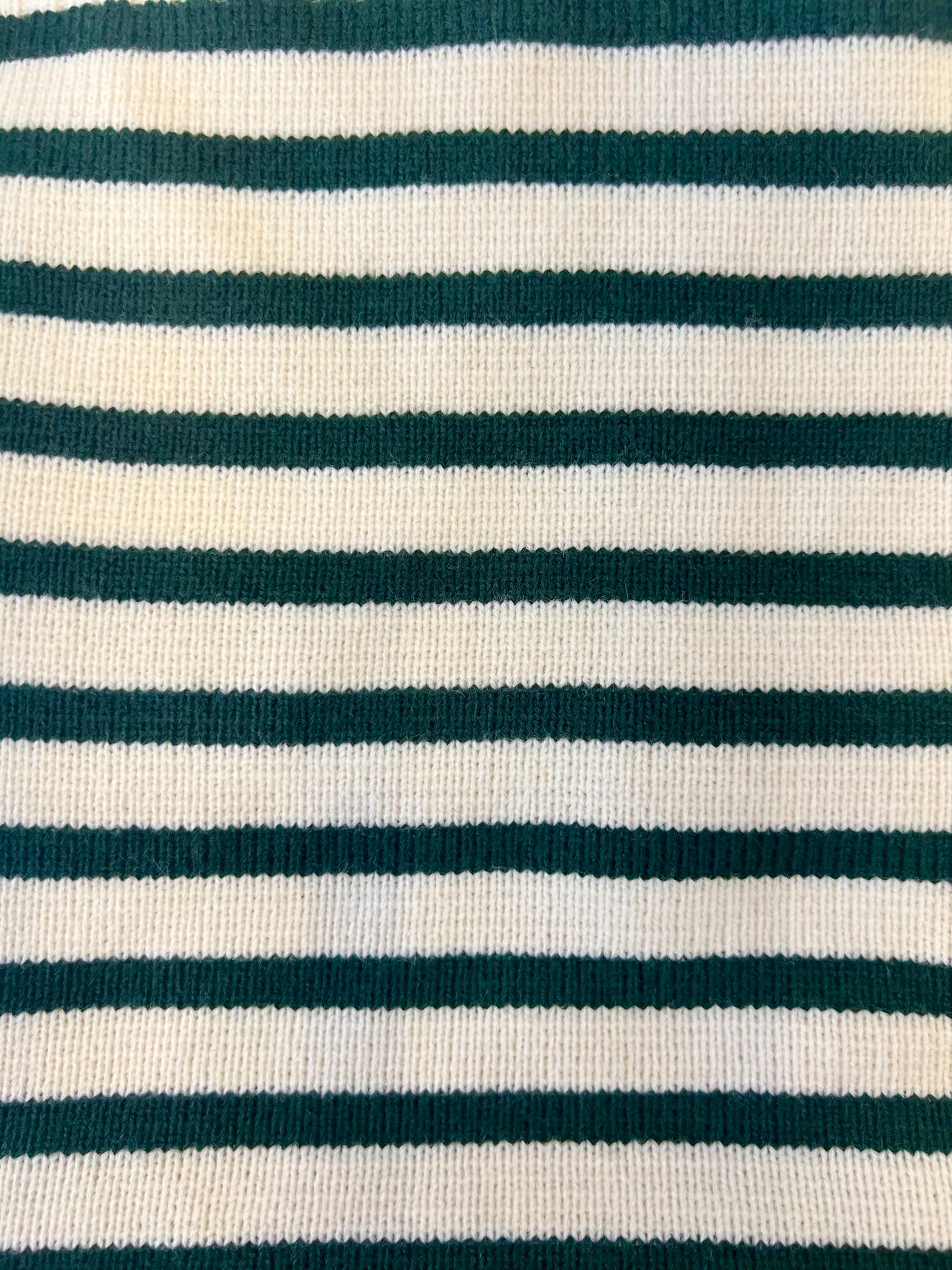 PETAN Stripe half-zip sweater