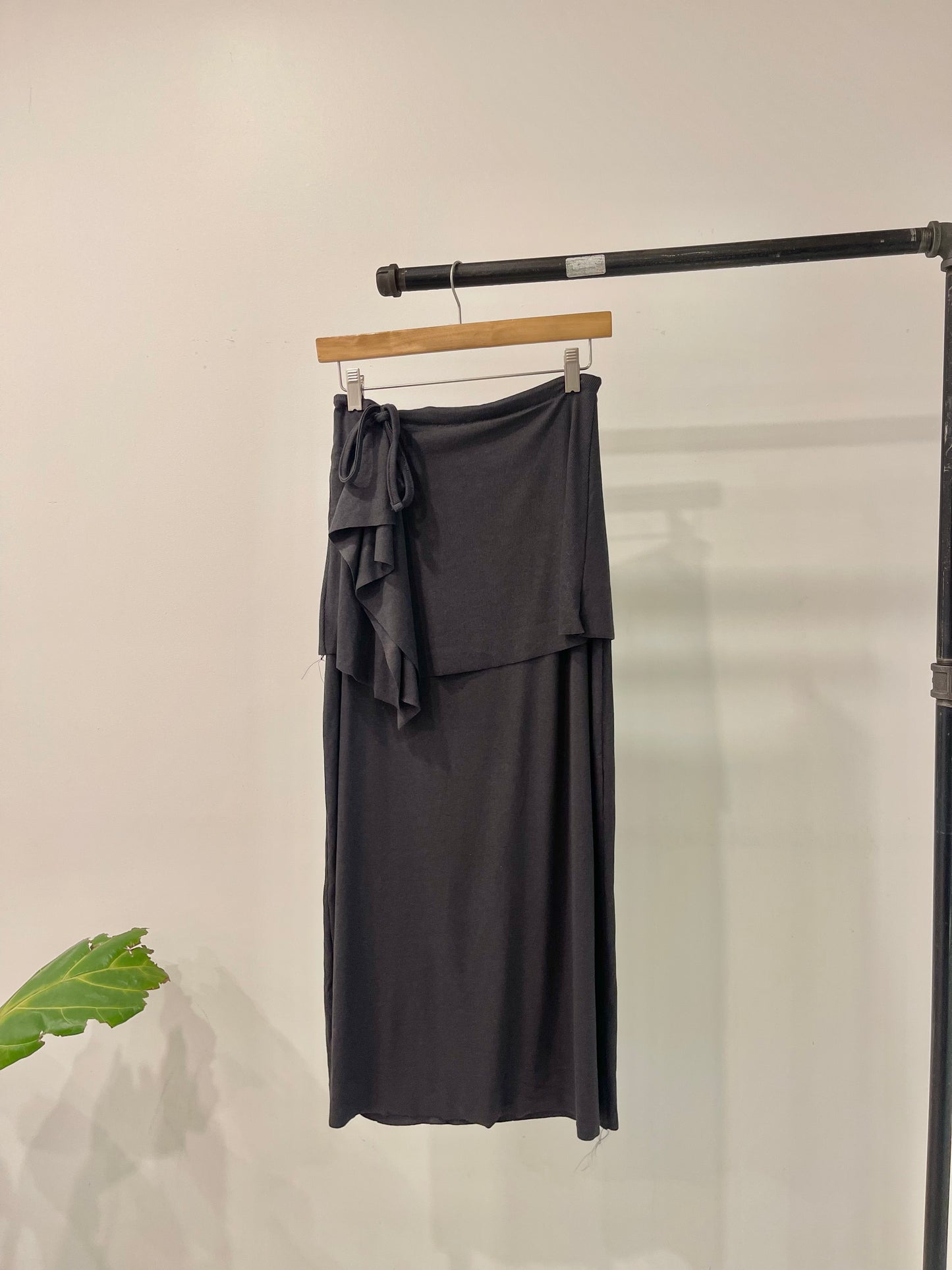 HARLOW Drawstring maxi skirt