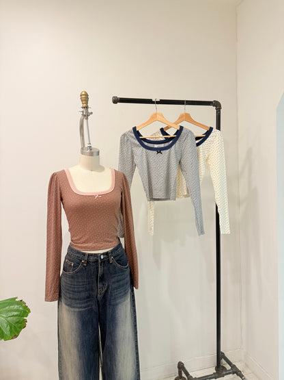 JOYCE Long sleeve slim tee