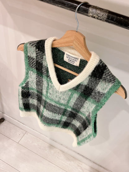 TIBY Plaid sweater vest