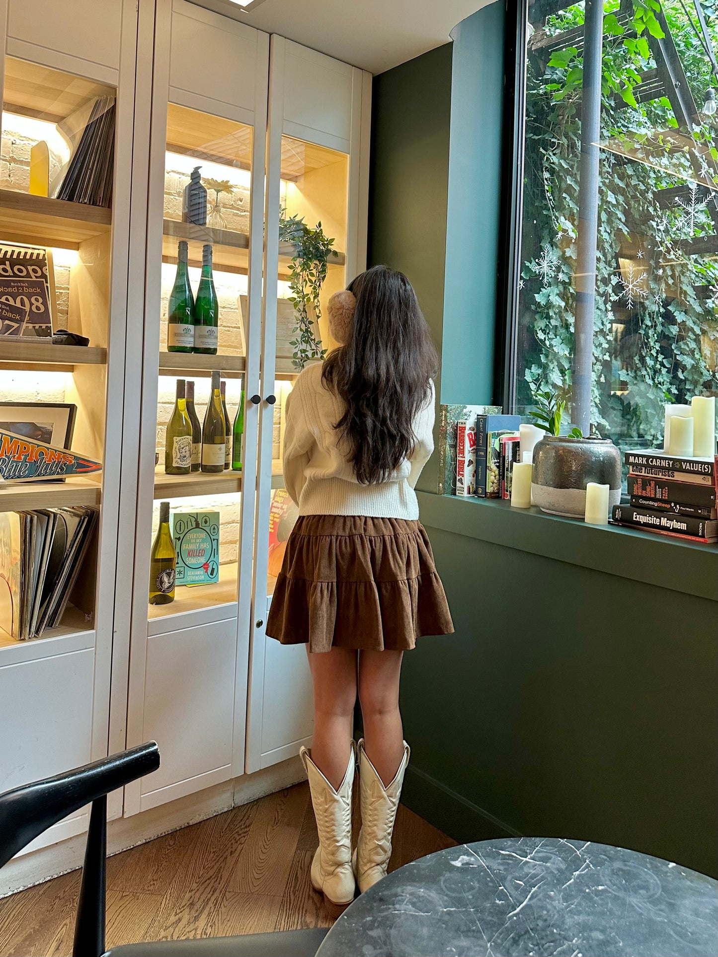 BESSY Corduroy mini skirt