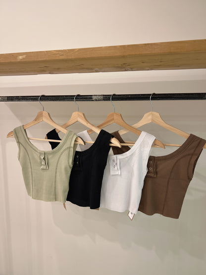 TANCY Cropped tank top