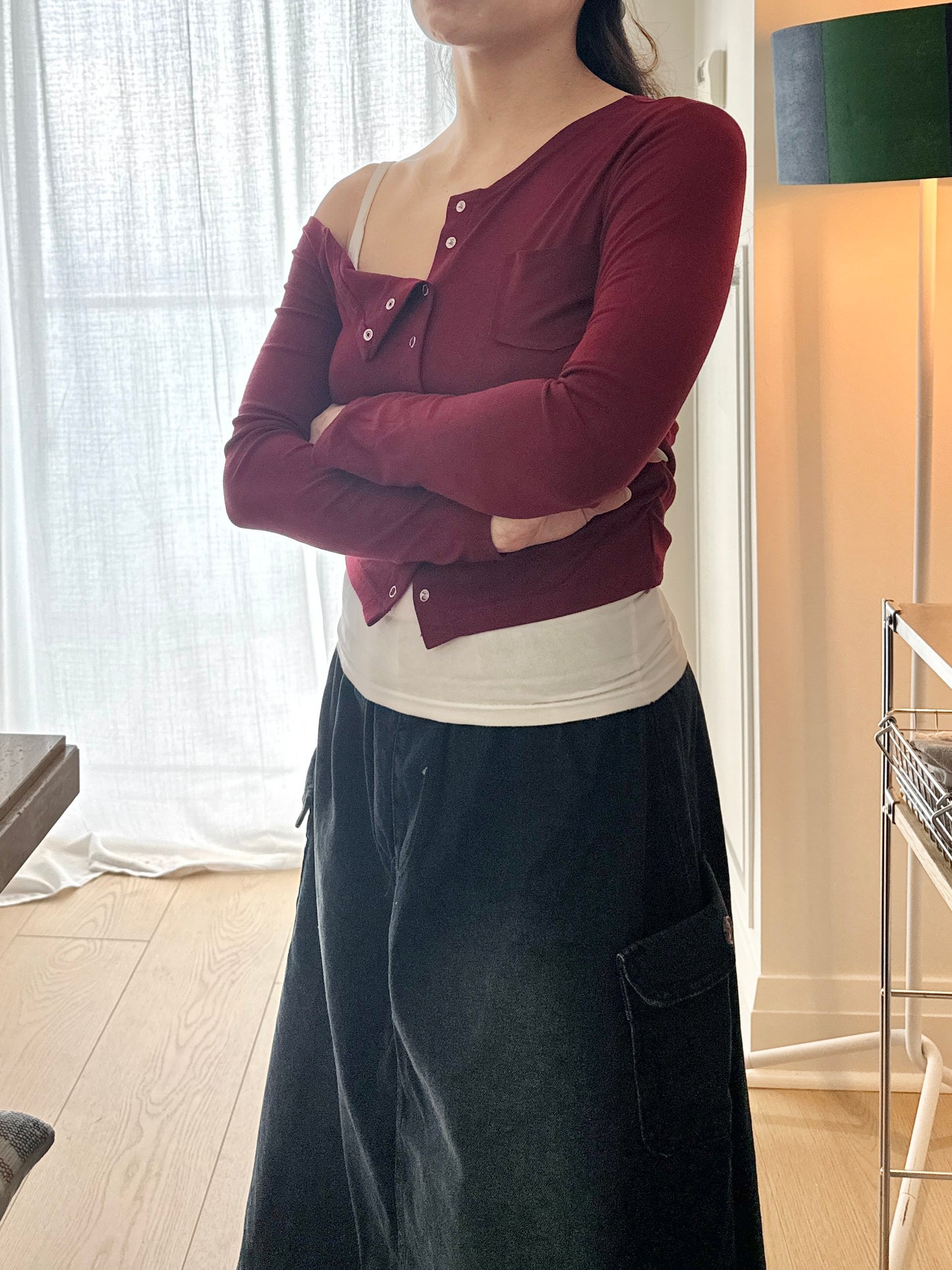 MILEY Off shoulder cardigan