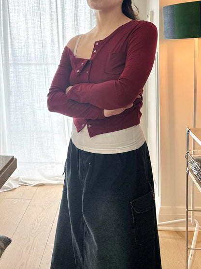 MILEY Off shoulder cardigan