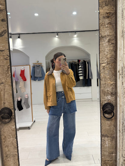 JUST Faux suede jacket