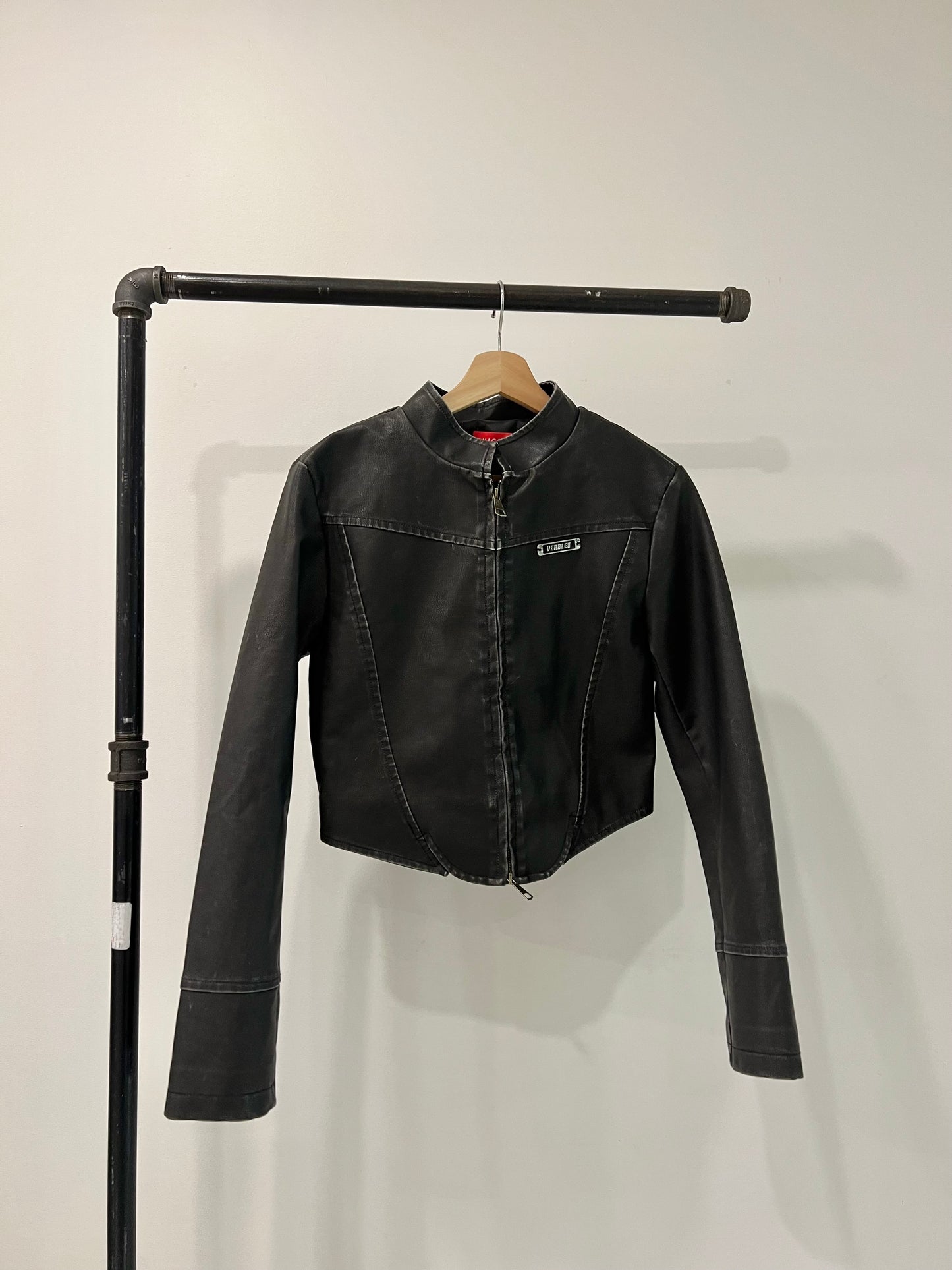 MEDIC Faux leather biker jacket