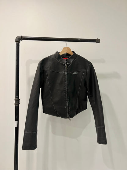 MEDIC Faux leather biker jacket
