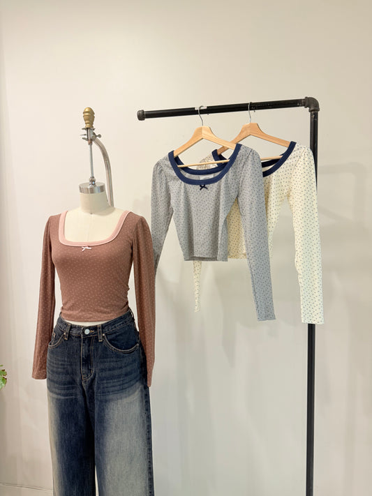 JOYCE Long sleeve slim tee