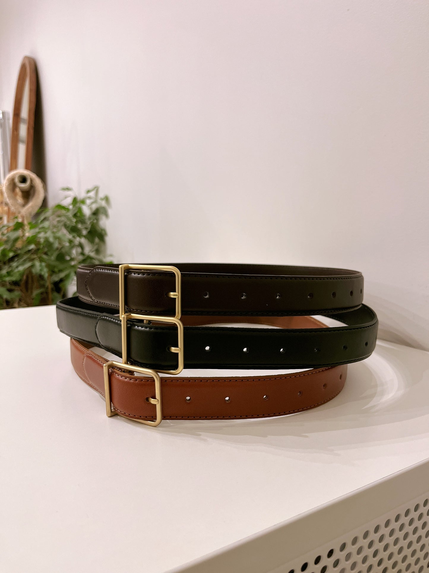 COLBY Leather belt