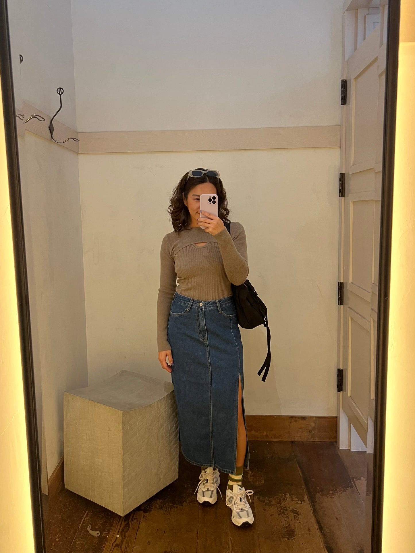 HARPER Denim skirt