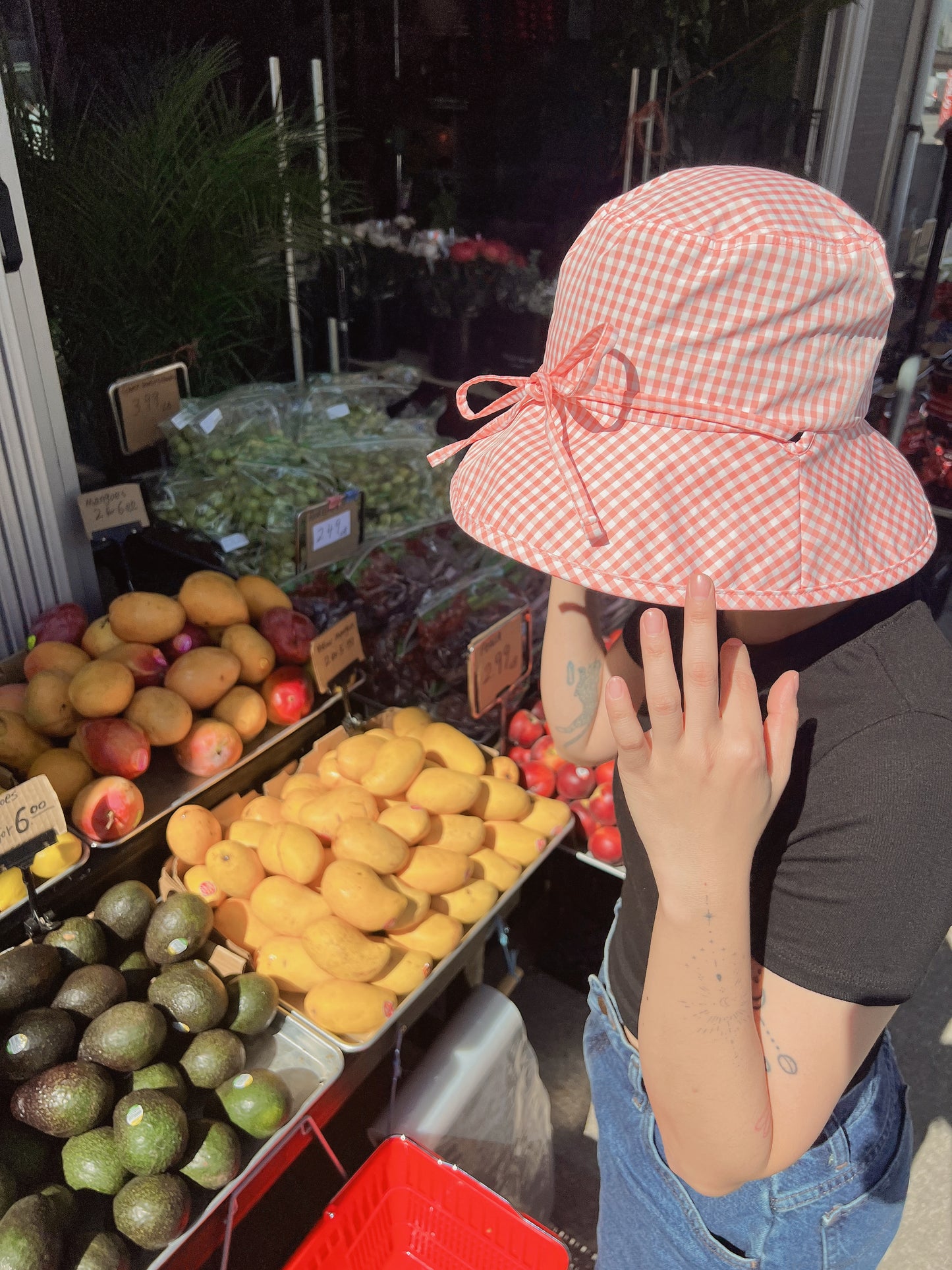 EMMY Checkered bucket hat