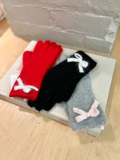 BETTA Bow angora gloves