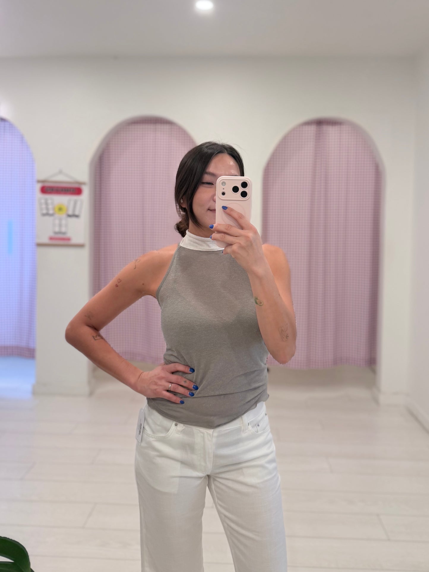 JUNIPER Linen halter
