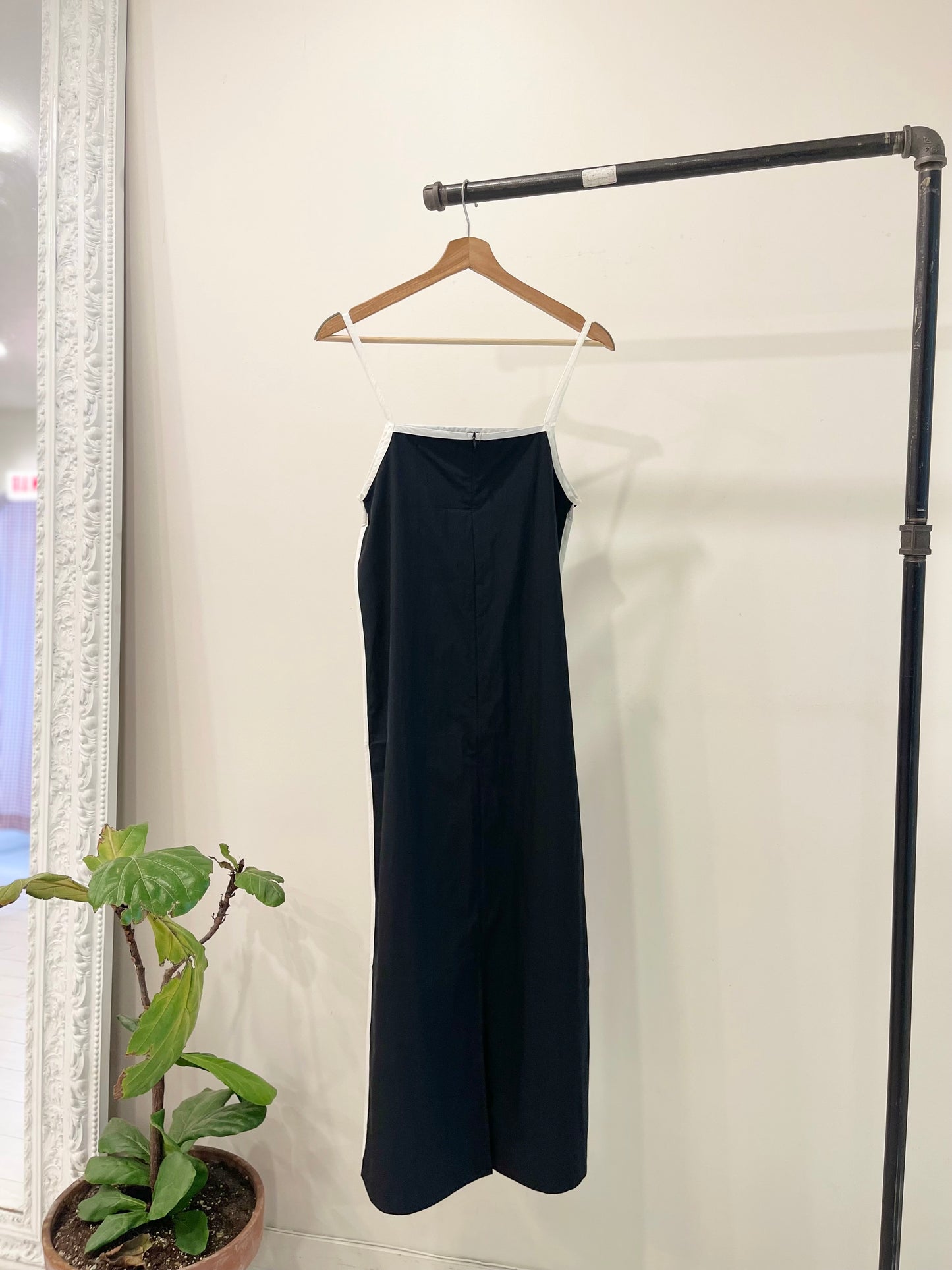 DELPHINE Colourblock slip dress