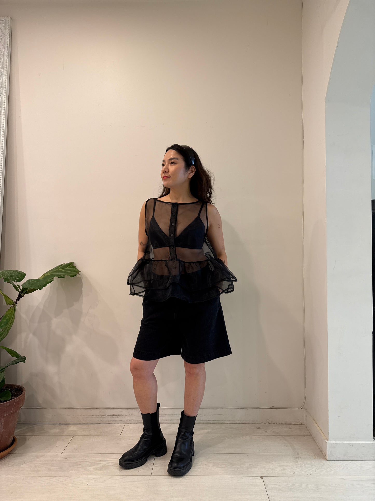 MOOD Sheer top