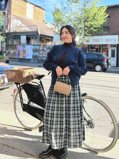 LIRA Plaid maxi skirt