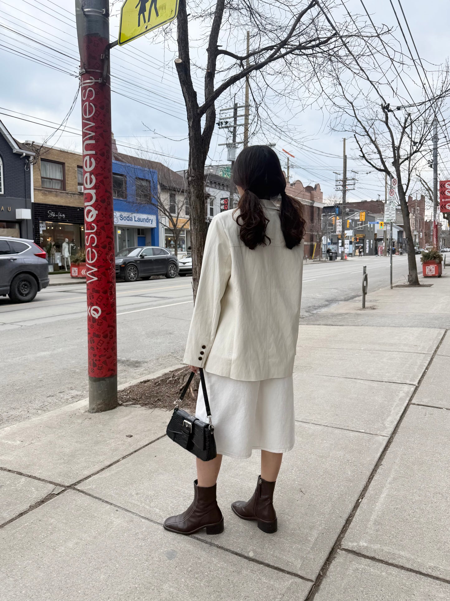 KOOL Vegan leather blazer