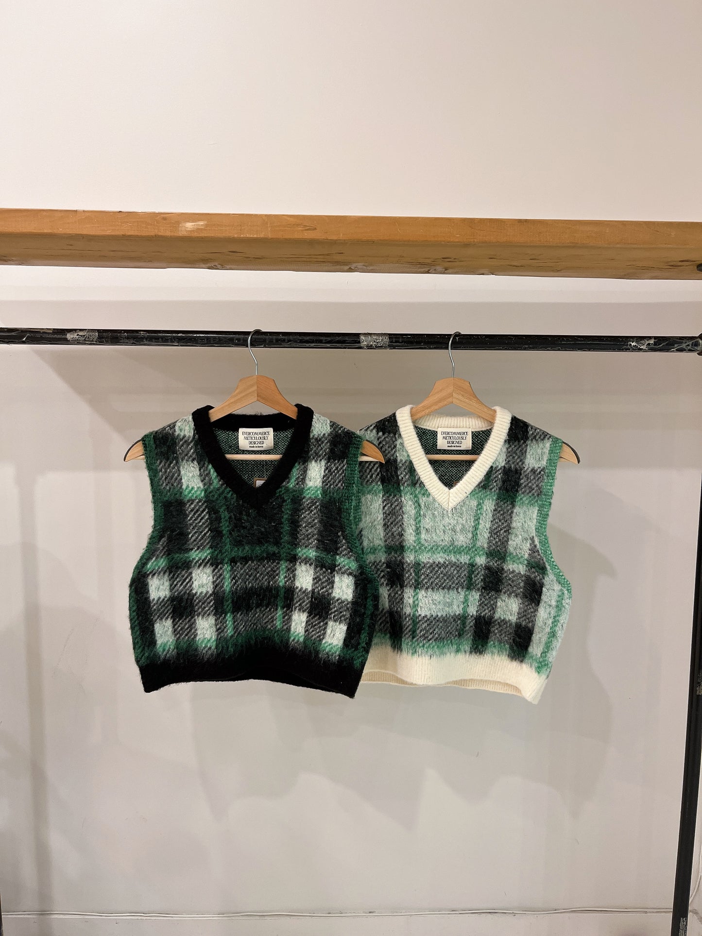 TIBY Plaid sweater vest