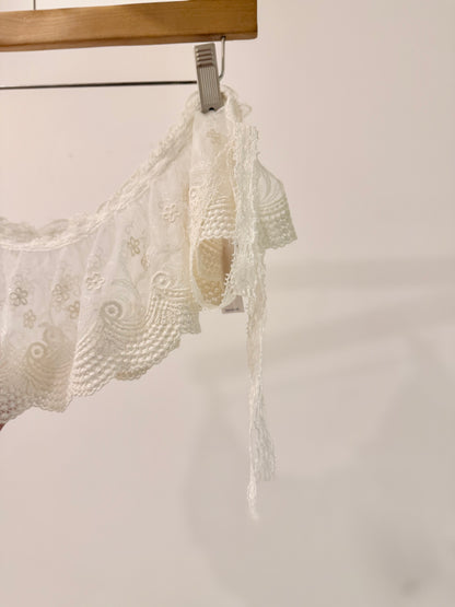 YEJI Embroidery wrap skirt