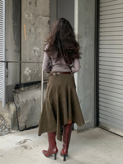 ZOOM Asymmetric A-line skirt