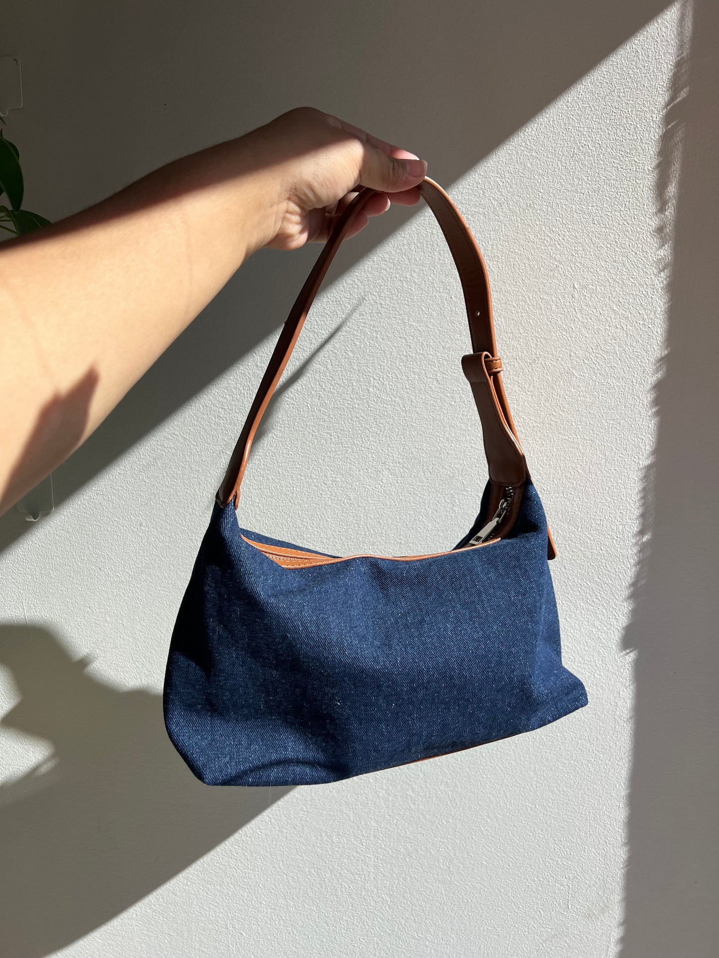 HANA Denim shoulder bag