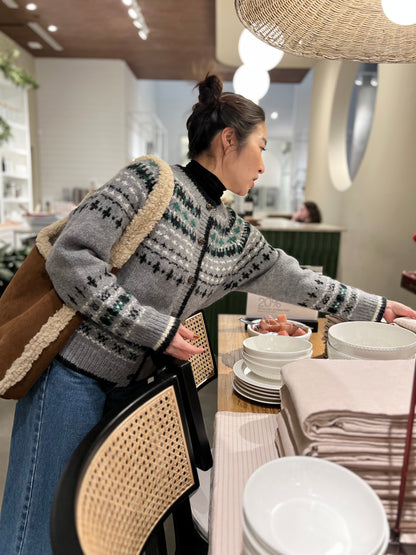 CLAIRE Fair isle cardigan