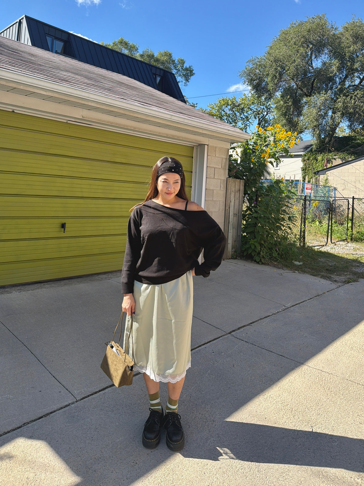 ROSIE Satin skirt