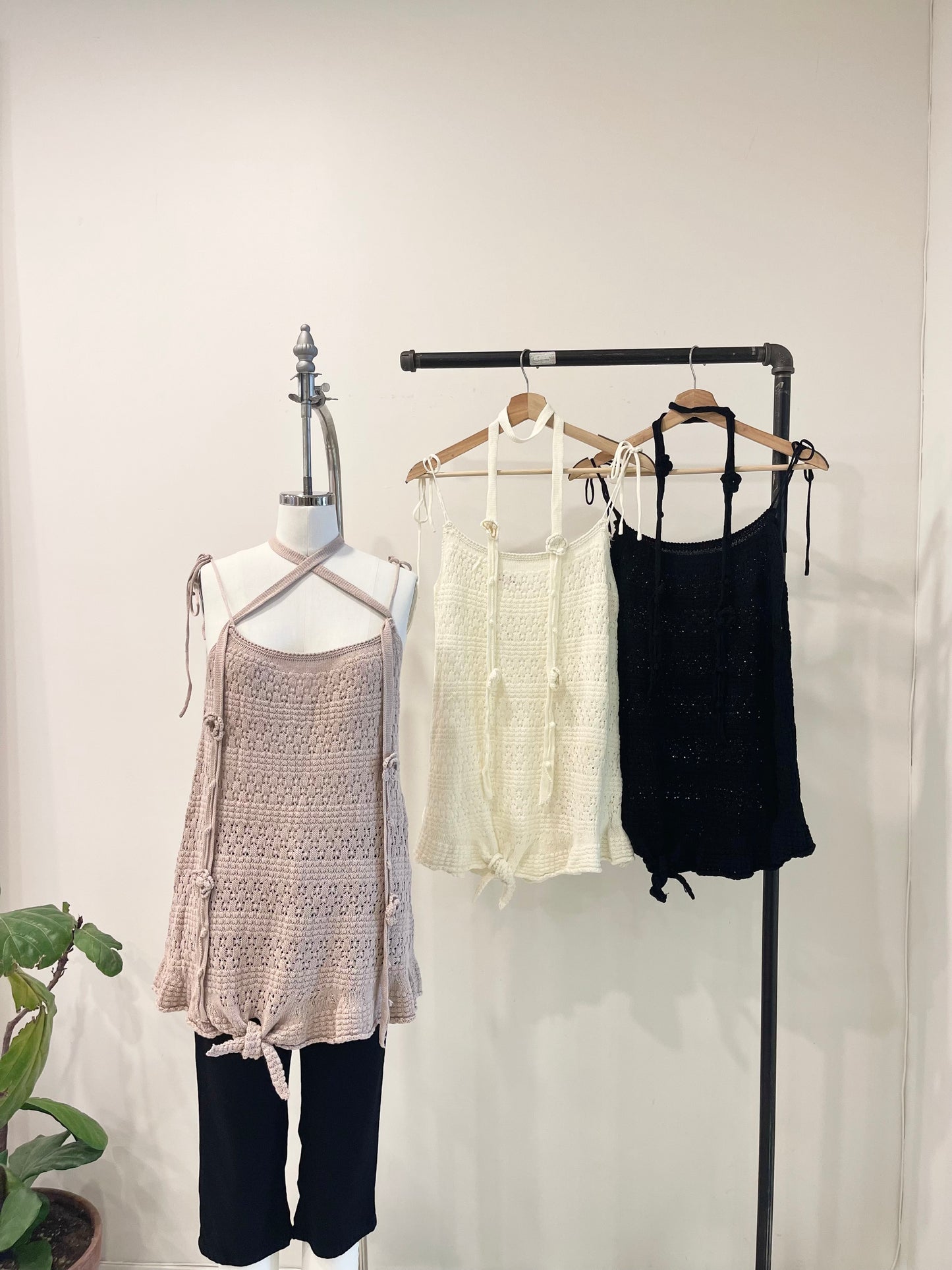 MILOU Crochet dress top