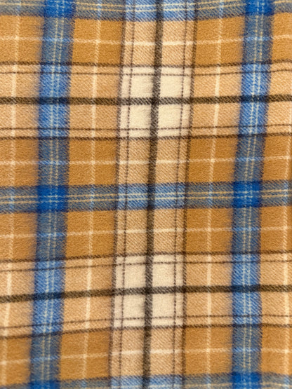 PART Plaid wool scarf